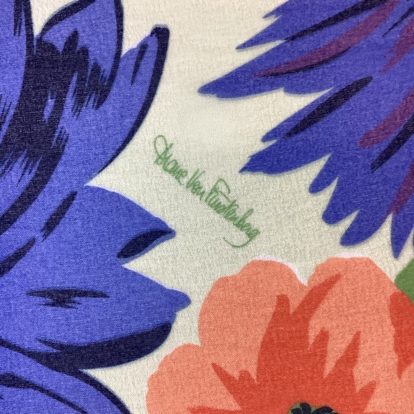 Diane Von Furstenberg The Color Authority Floral Scarf